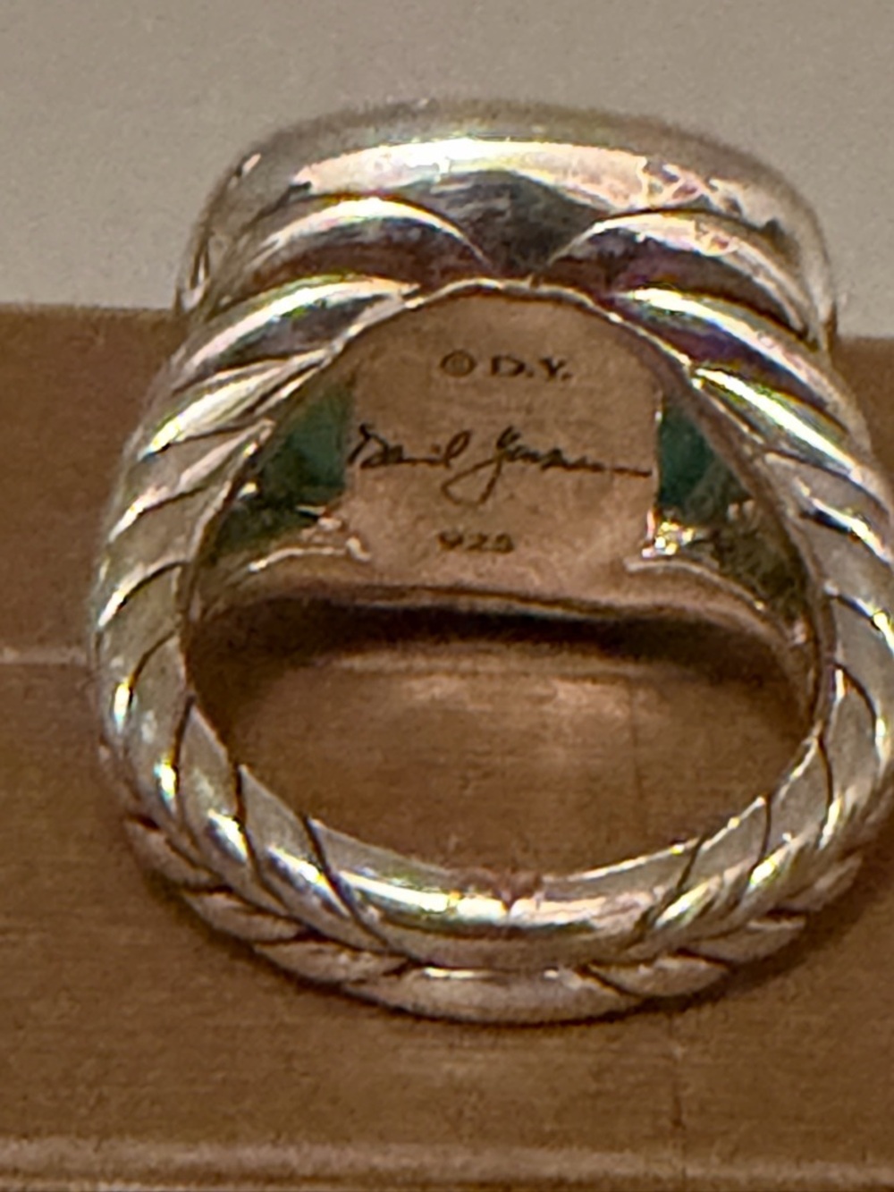 DAVID YURMAN ALBION® RING Lagoon Orchid and Diamonds, 15mm - Picture 8 of 9